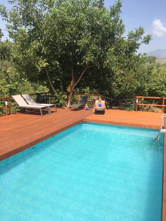 Villa Bonaccorso - Antica E Maestosa Villa Con Piscina Ai Piedi Dell'Etna Viagrande Exterior photo